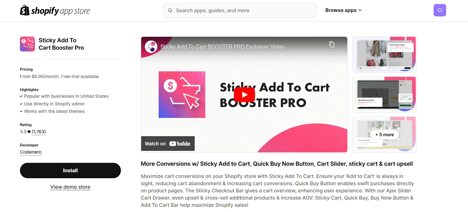 Sticky Add To Cart Booster Pro